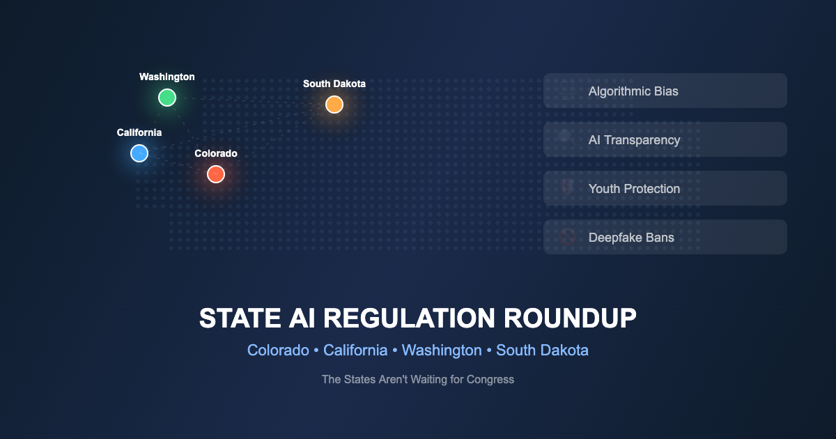 The States Aren't Waiting: A Roundup of AI Laws Coming for Your Chatbots, Jobs, and Data in 2026